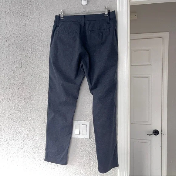 AG JEANS LOS ANGELES women’s work cropped pants grey navy 26 - Picture 6 of 10